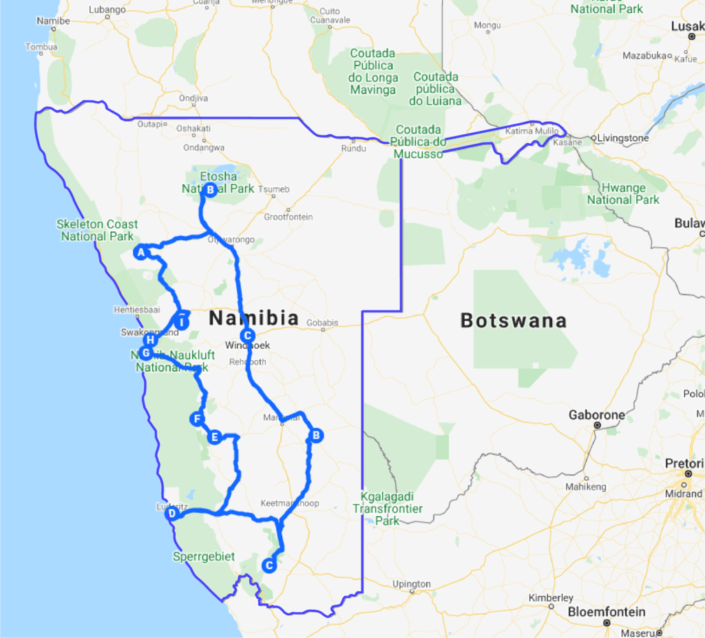 Tribes and wildlife in the north of Namibia - Itinerary 2